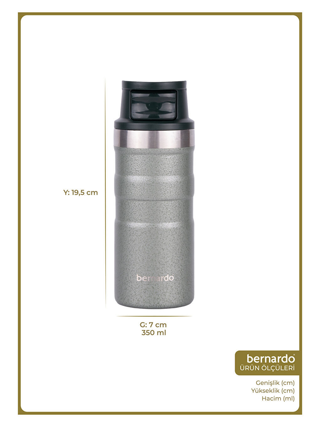 Comfort Termos 350 ml Yeşil-1
