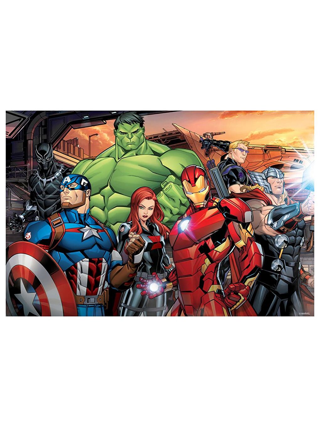 Marvel Avengers Çift Taraflı Puzzle 200 Parça 37551-1