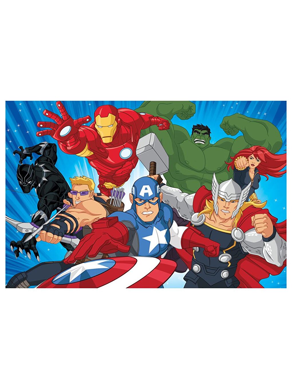 Marvel Avengers Çift Taraflı Puzzle 200 Parça 37551-2