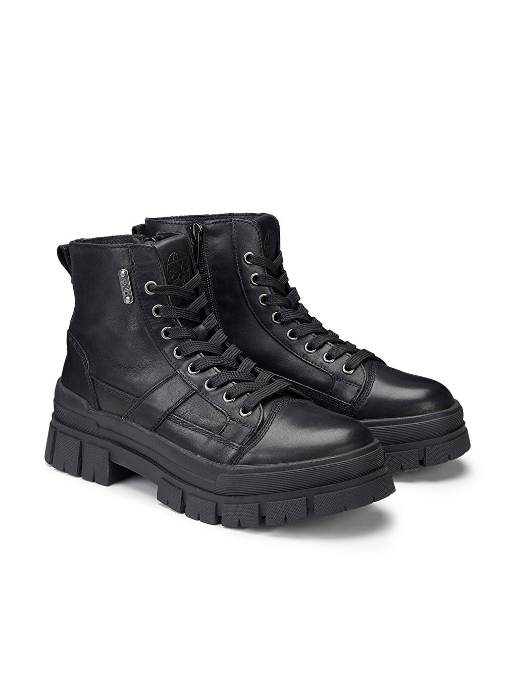 Siyah Kadın Bot OXW202302 KYLA 2023 MID W LEATHER Black-1