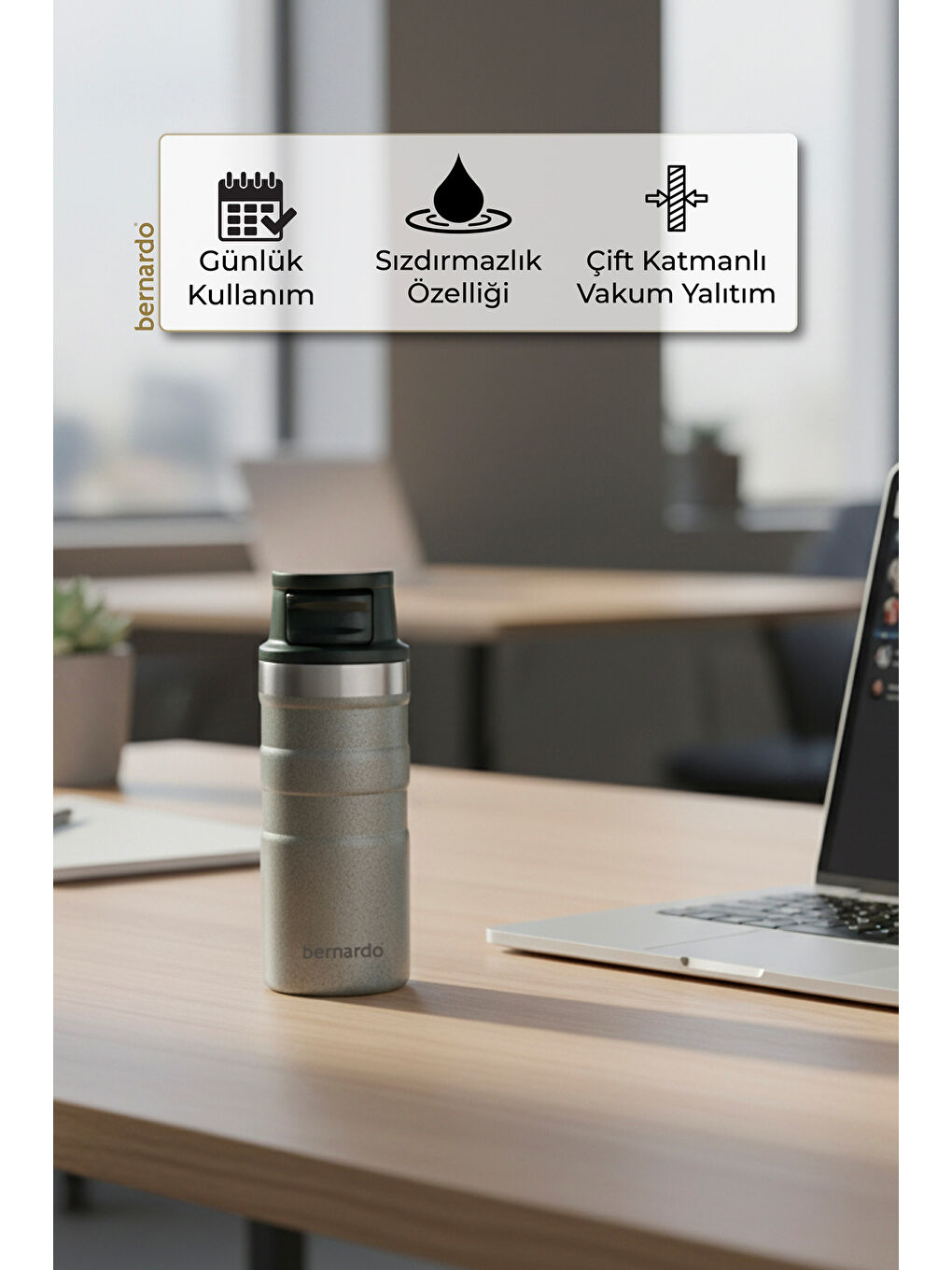 Comfort Termos 350 ml Yeşil-3