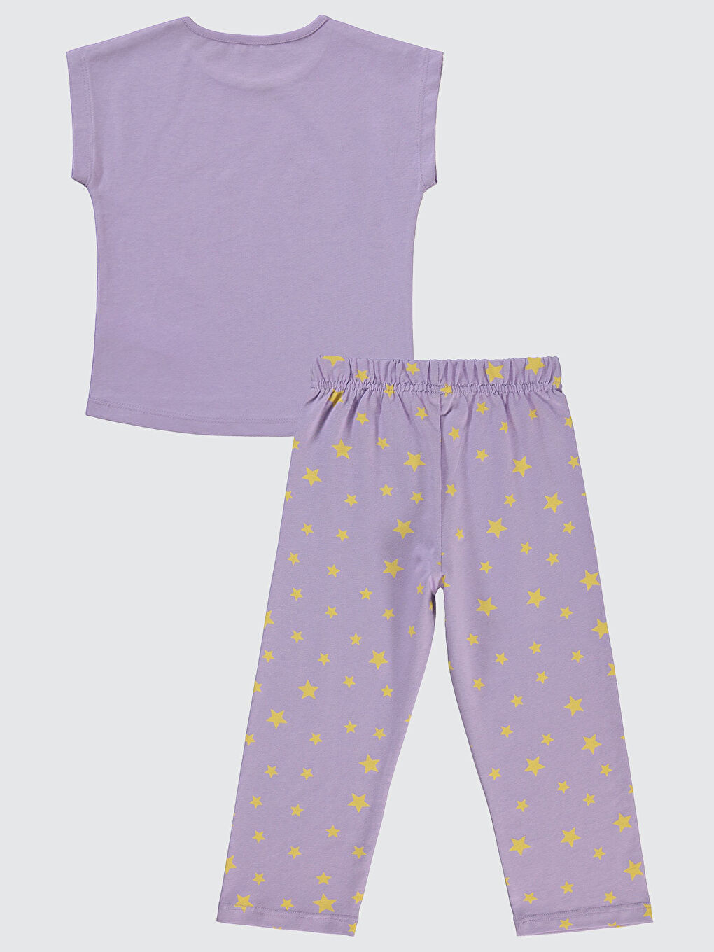 Mor Girls Kız Çocuk Pijama Takımı 2-5 Yaş Dijital Lavanta-2