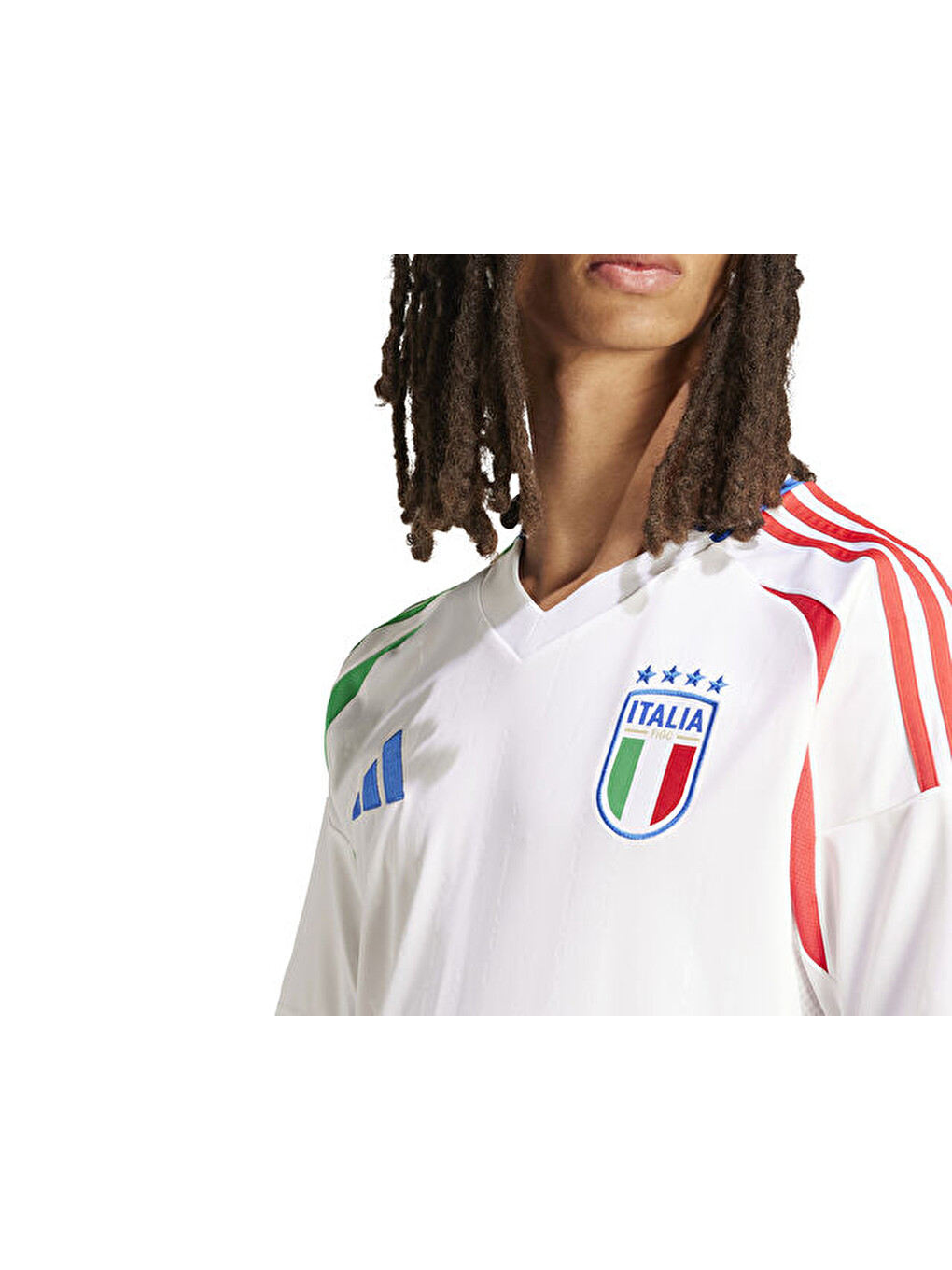 Figc A Jsy İtalya Deplasman Forması In0656 Beyaz-4