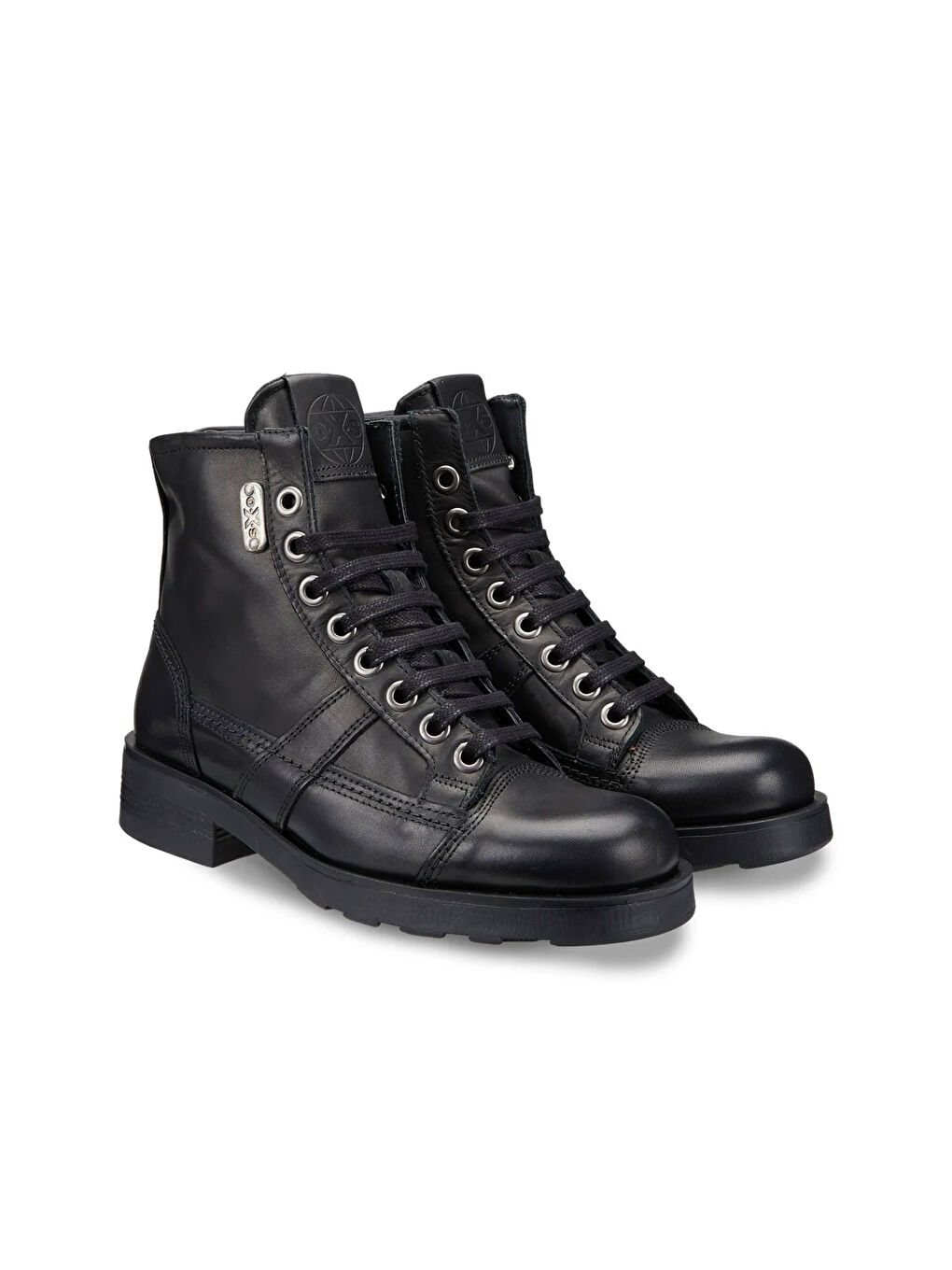 Siyah Kadın Bot OXW002400 FRANK 0024 MID D LEATHER Black-1