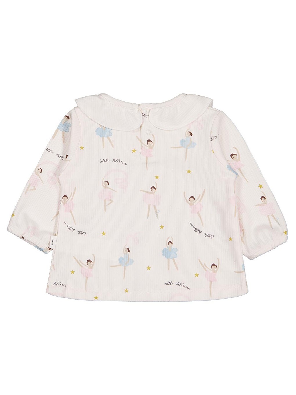 Baby Yakalı Balerin Empirme 6-18 Ay Sweatshirt - Ekru-1