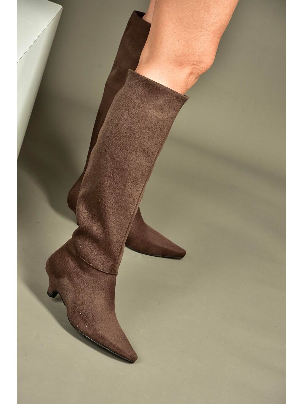 Kahverengi Kadın Çizme V404012302-3