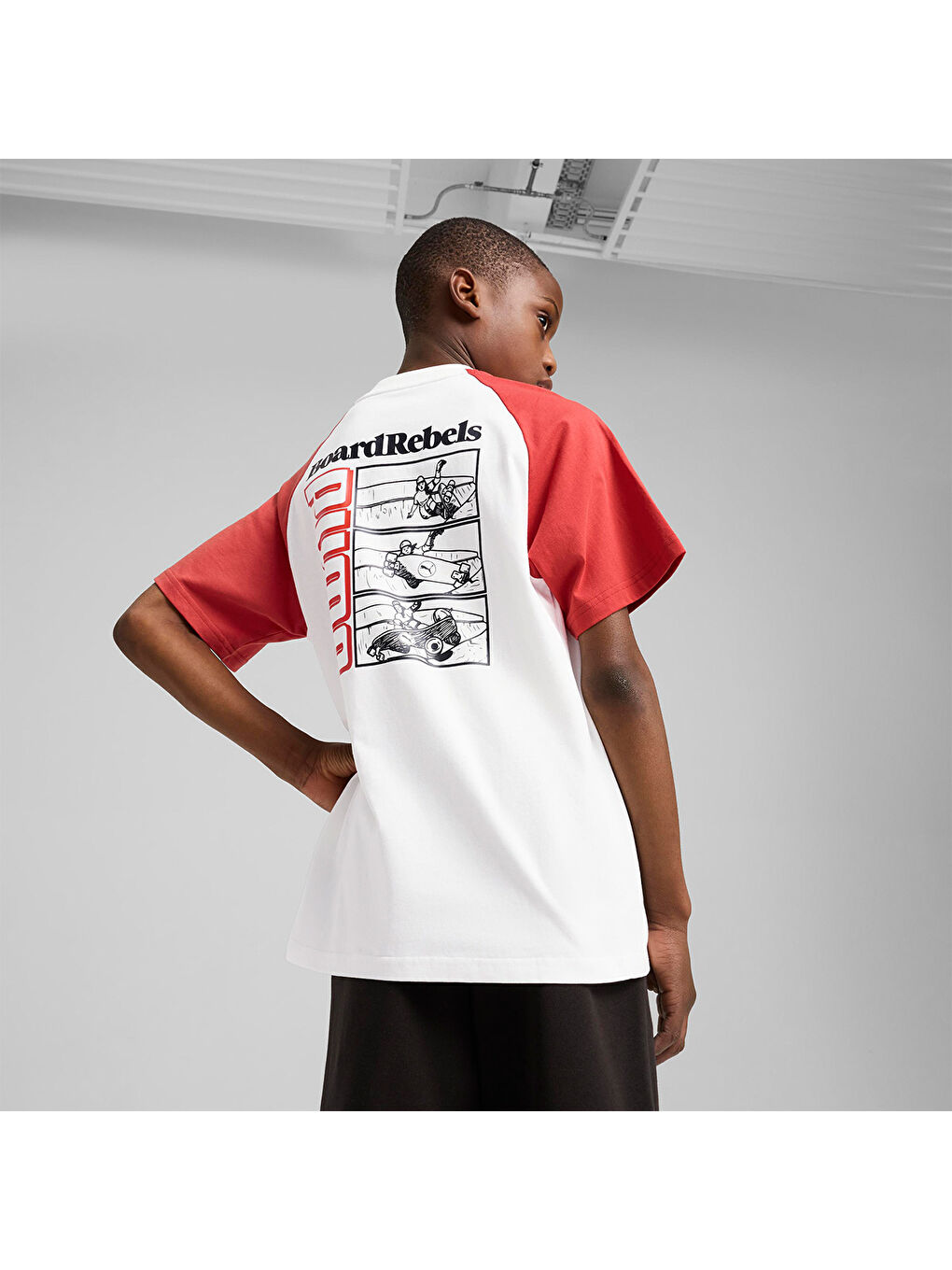 Karışık Mid 90s Graphic II Çocuk Yuvarlak Yaka Tişört-2