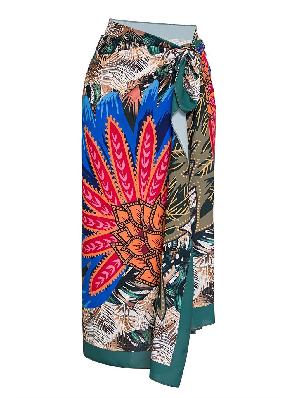 Karışık Pareolu Straplez Mayo-3