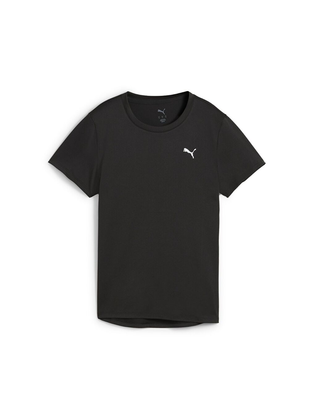 Tad Essentials Crew Kadın Siyah Yuvarlak Yaka Tişört-3