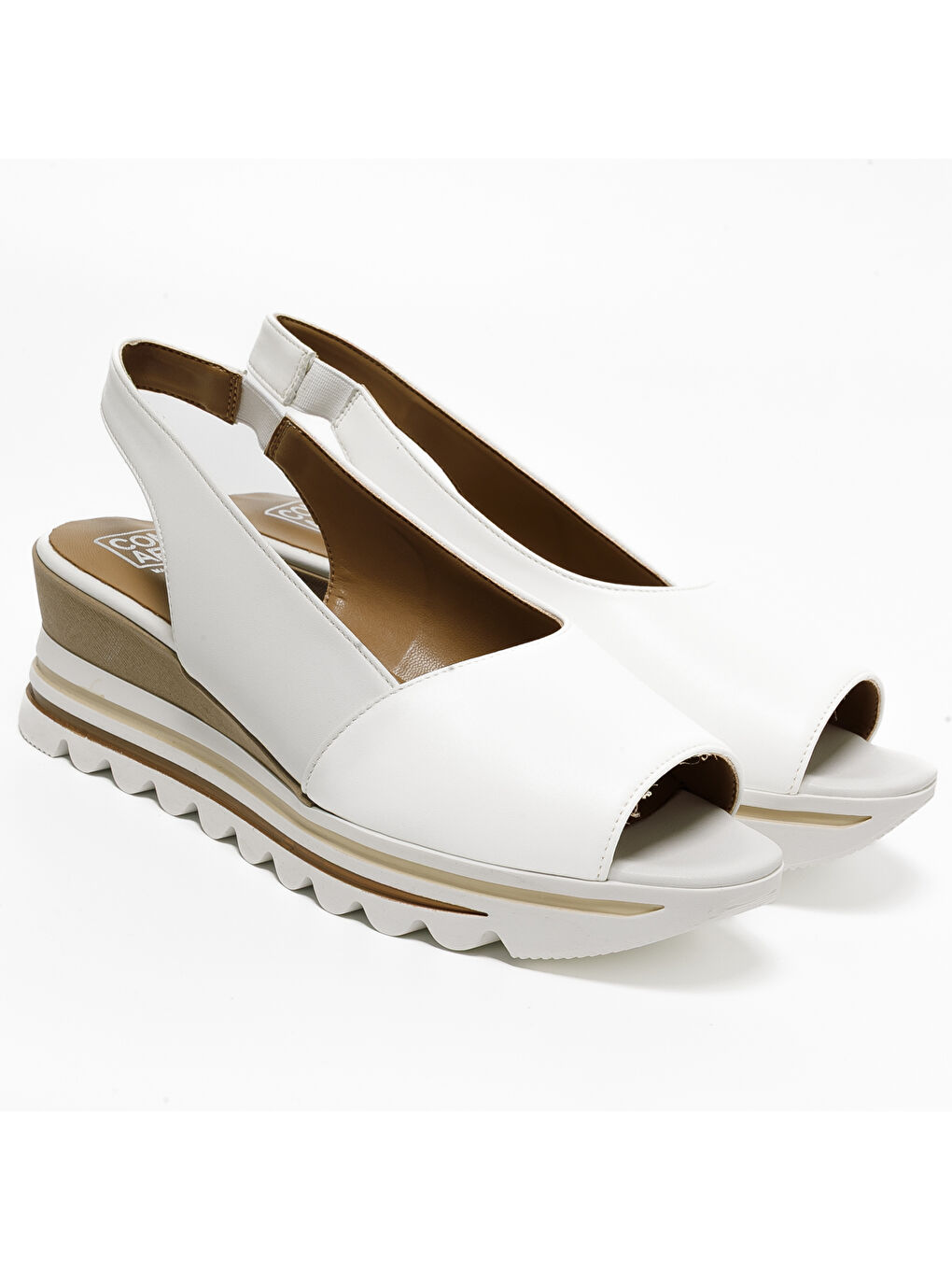 Beyaz Kadın Sandalet 9C3486CO 3486 MICRO TECH Bianco-2