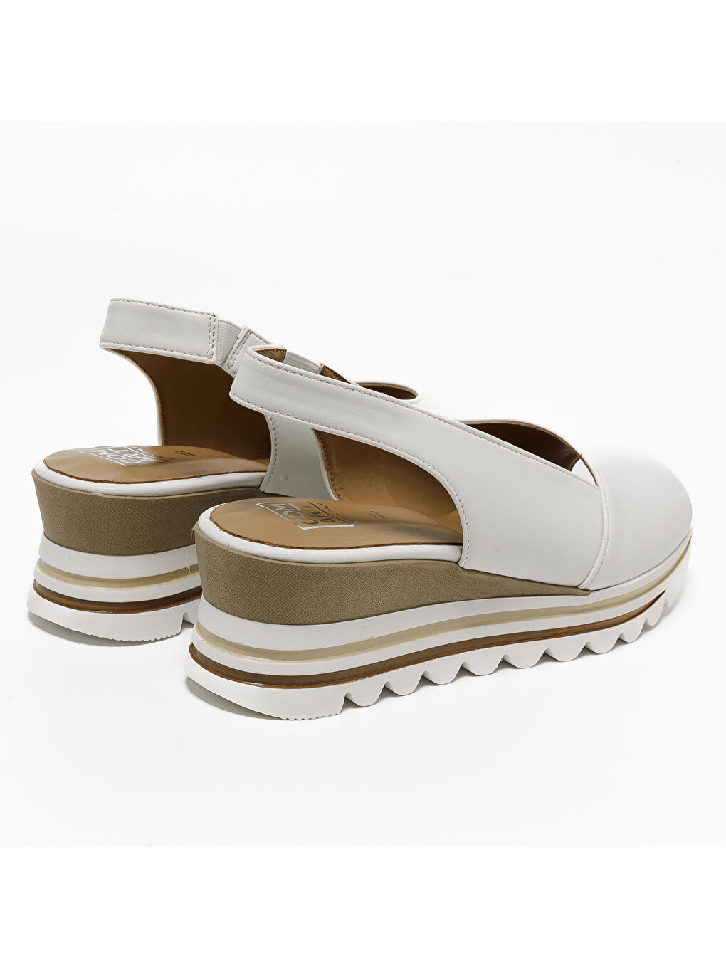 Beyaz Kadın Sandalet 9C3486CO 3486 MICRO TECH Bianco-3