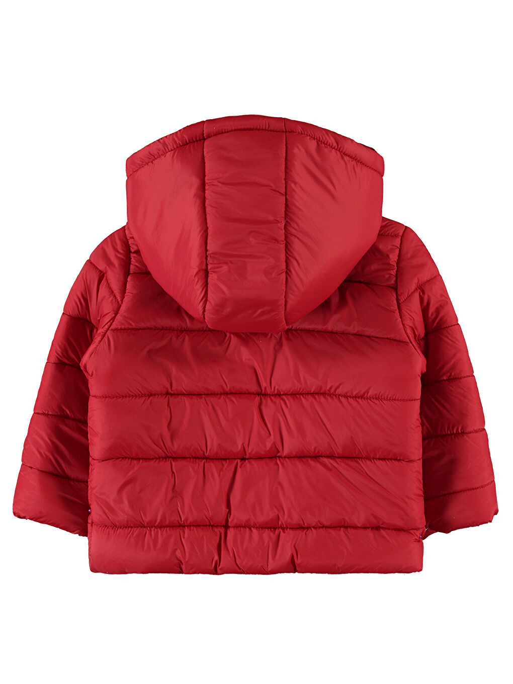 Erkek Çocuk Kapüşonlu Mont 2 5 Yaş Kırmızı-2
