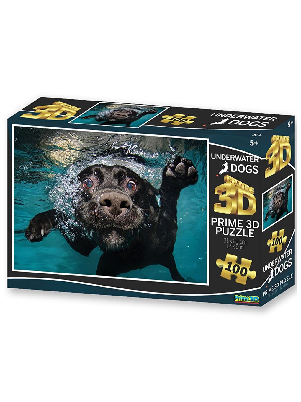 Prime 3D Su Altında Köpek Puzzle 100 Parça 20509
