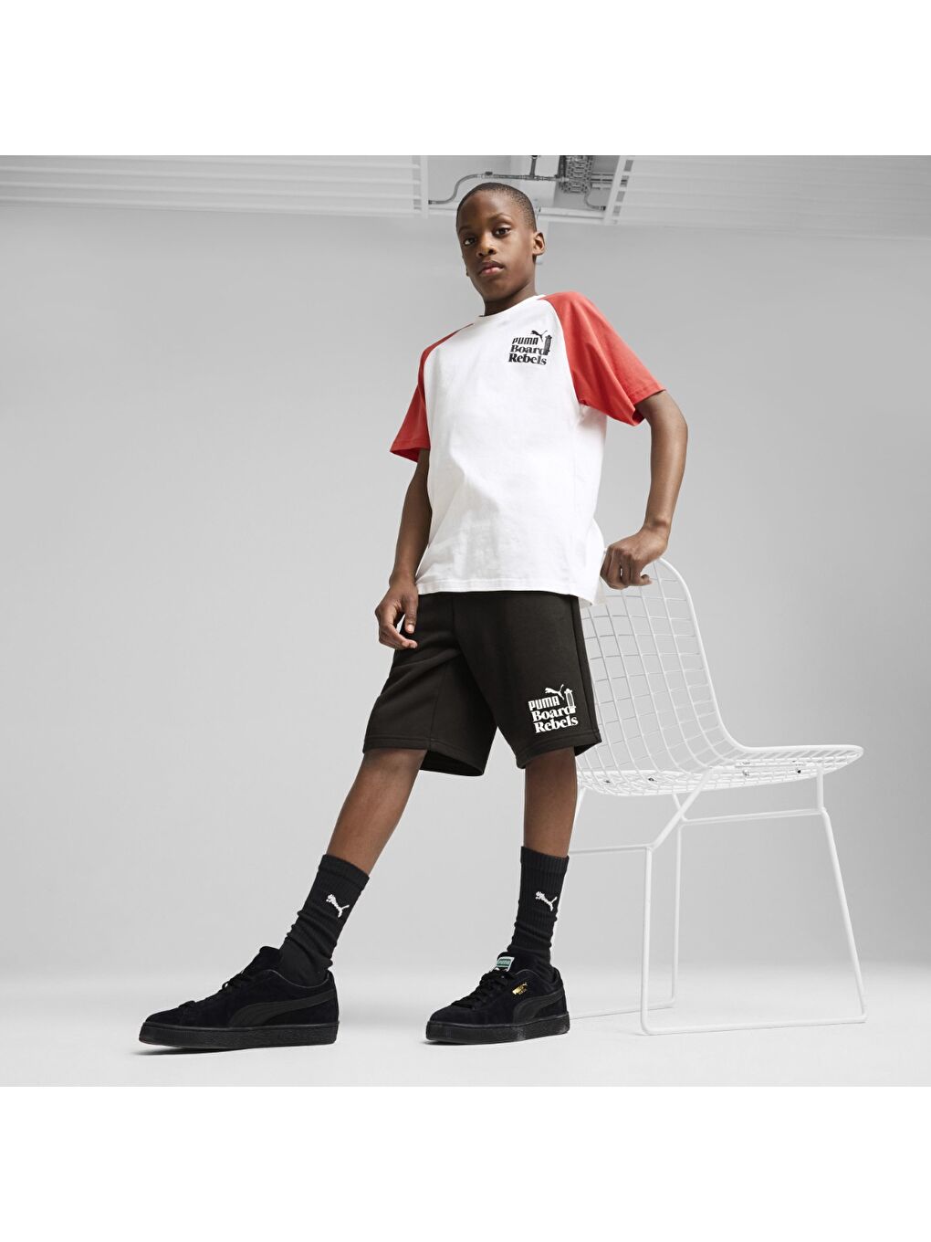 Mid 90S Çocuk Siyah Şort-1