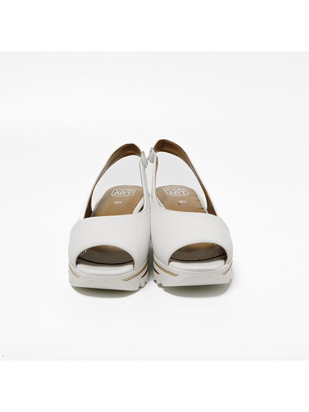 Beyaz Kadın Sandalet 9C3486CO 3486 MICRO TECH Bianco-5