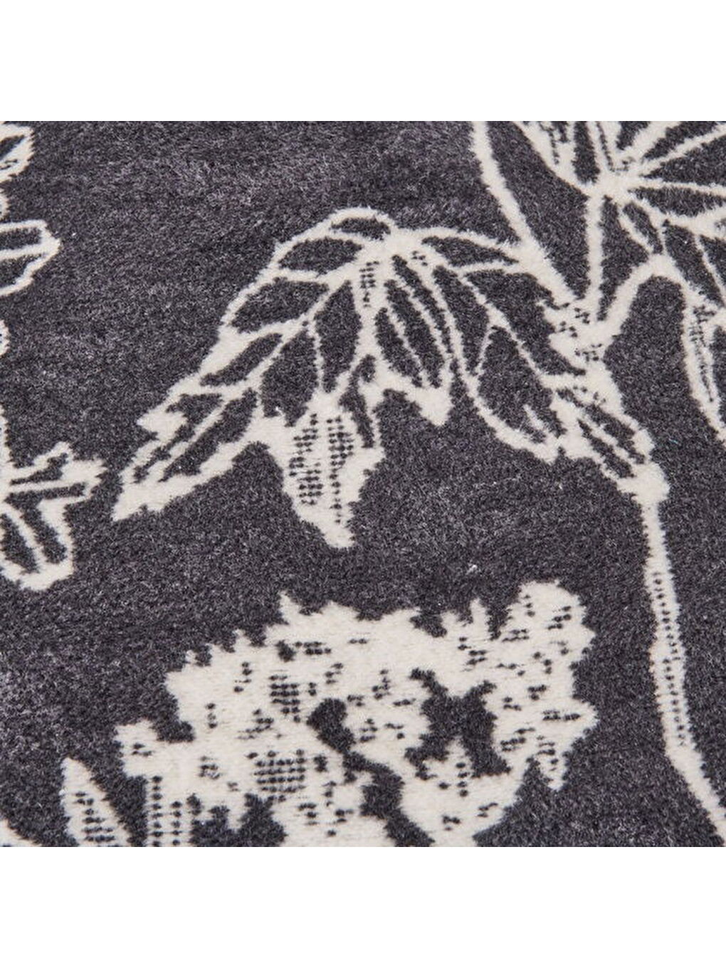 Soft Davi Pamuklu Çift Kişilik Battaniye - Ekru / Antrasit - 200x220 cm-1