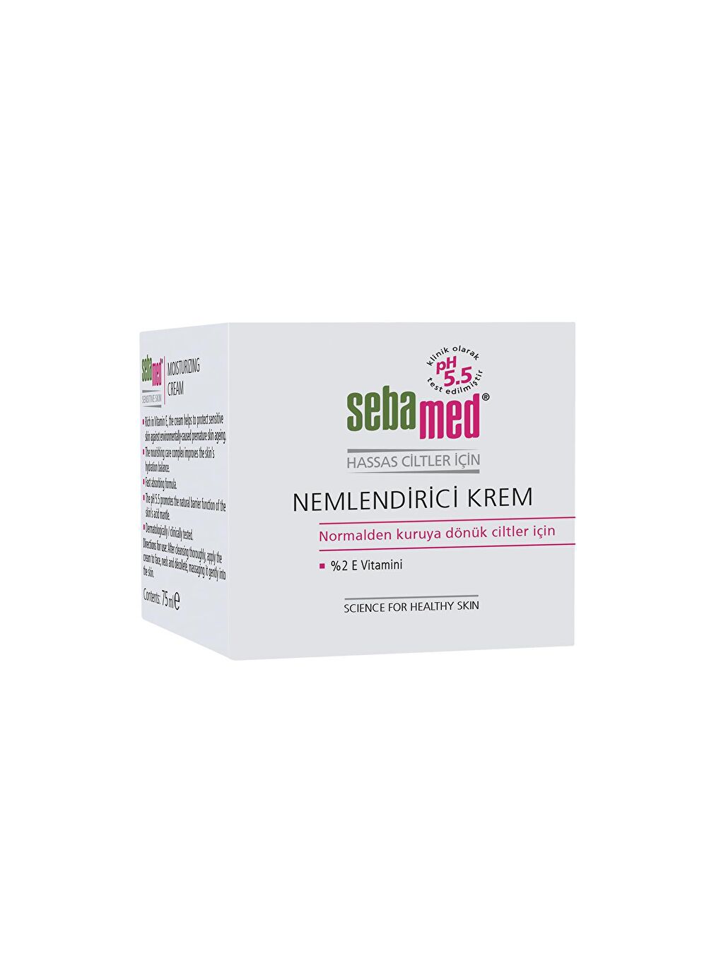 SEBAMED Renksiz NEMLENDİRİCİ KREM KAVANOZ ( gündüz ) 75 ml - 3