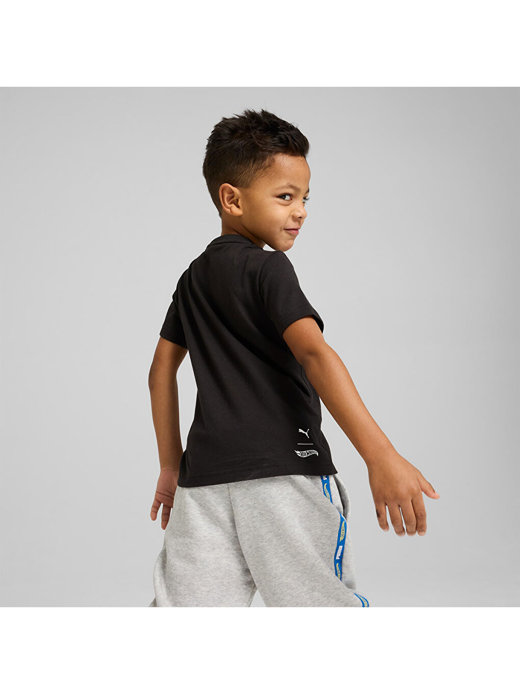 X Hot Wheels Çocuk Siyah Yuvarlak Yaka Tişört-2