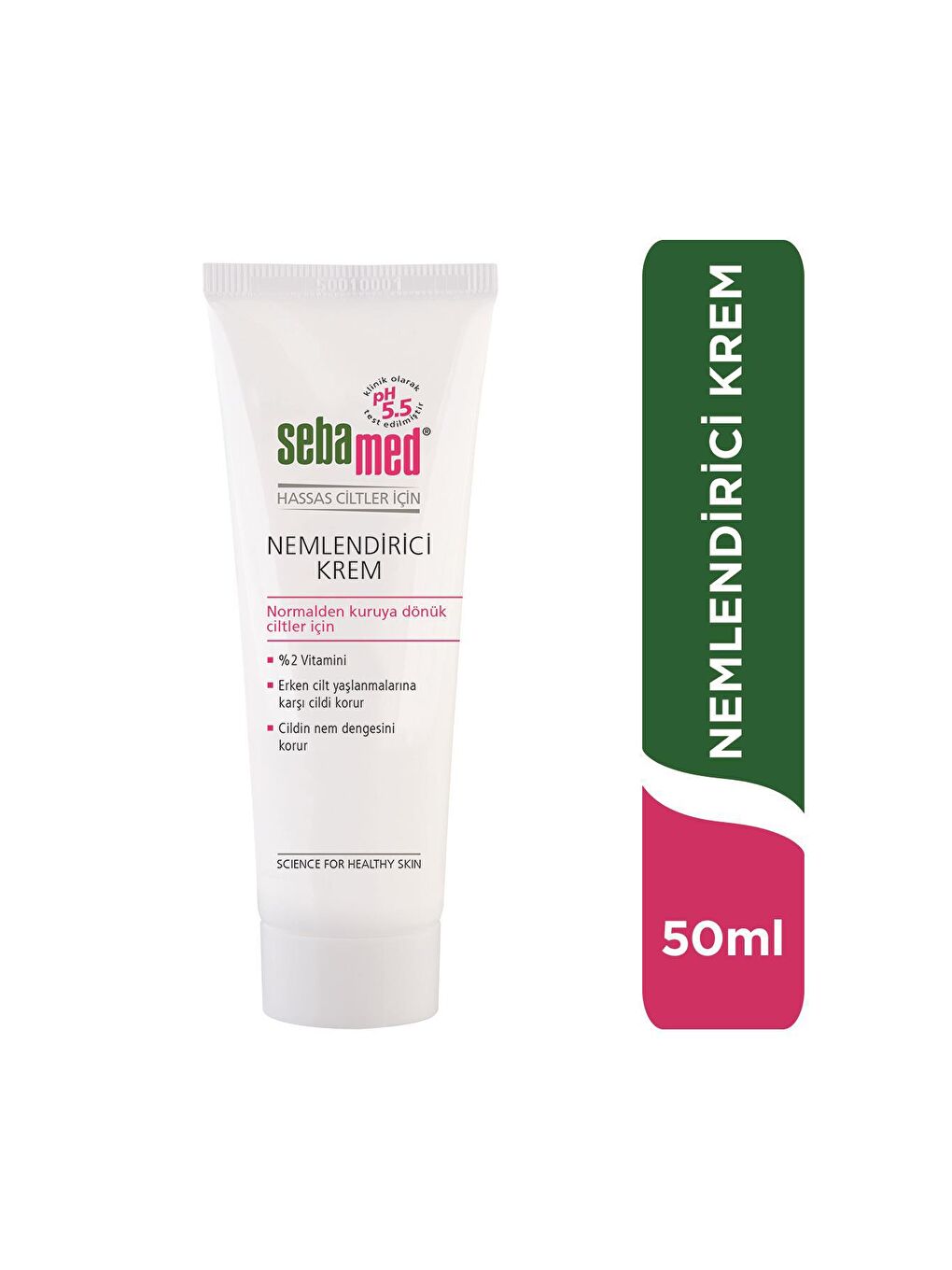 SEBAMED Renksiz NEMLENDİRİCİ KREM TÜP ( Gündüz )  50 ml