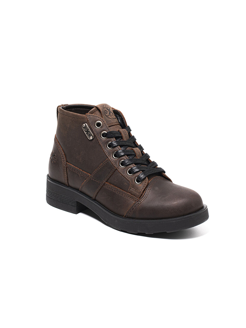 Kahverengi Erkek Bot OXM003614 FRANK 0036 MID M LEATHER DK.Brown-1