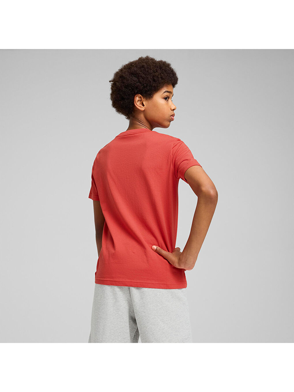 Mid 90s Graphic I Çocuk Kırmızı Yuvarlak Yaka Tişört-2