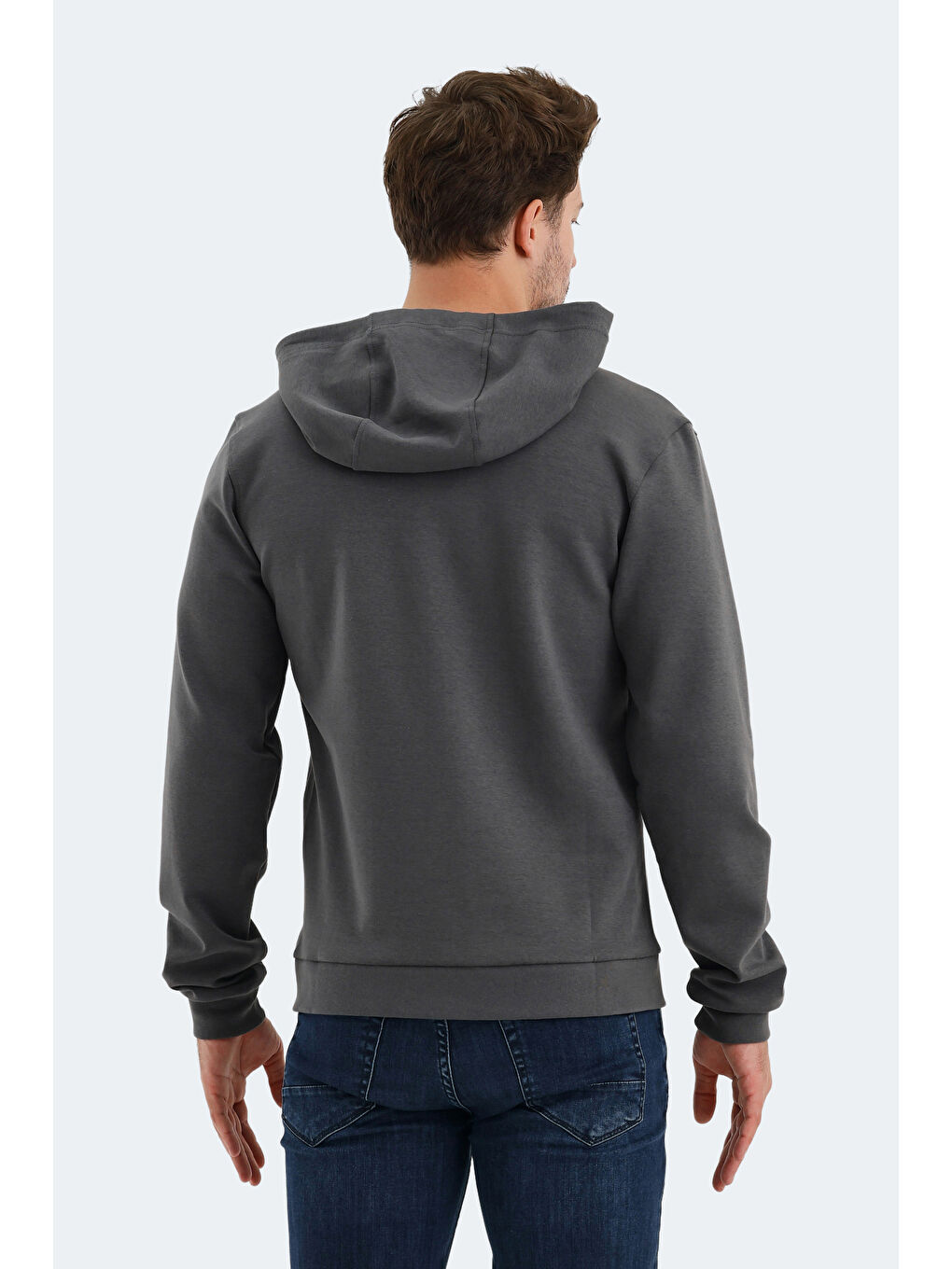 SLAZENGER VENDA Erkek Sweatshirt Koyu Gri - 5