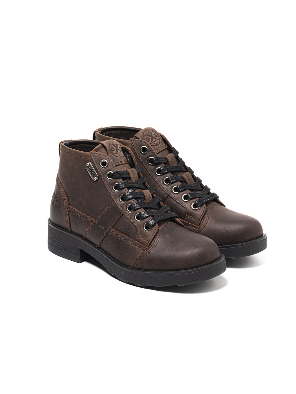 Kahverengi Erkek Bot OXM003614 FRANK 0036 MID M LEATHER DK.Brown-2