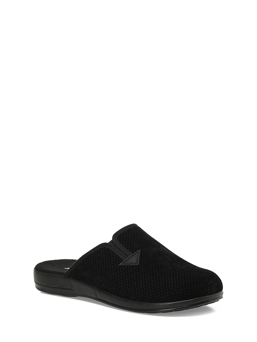 610046.M5PR Siyah Erkek Ev Terliği-1