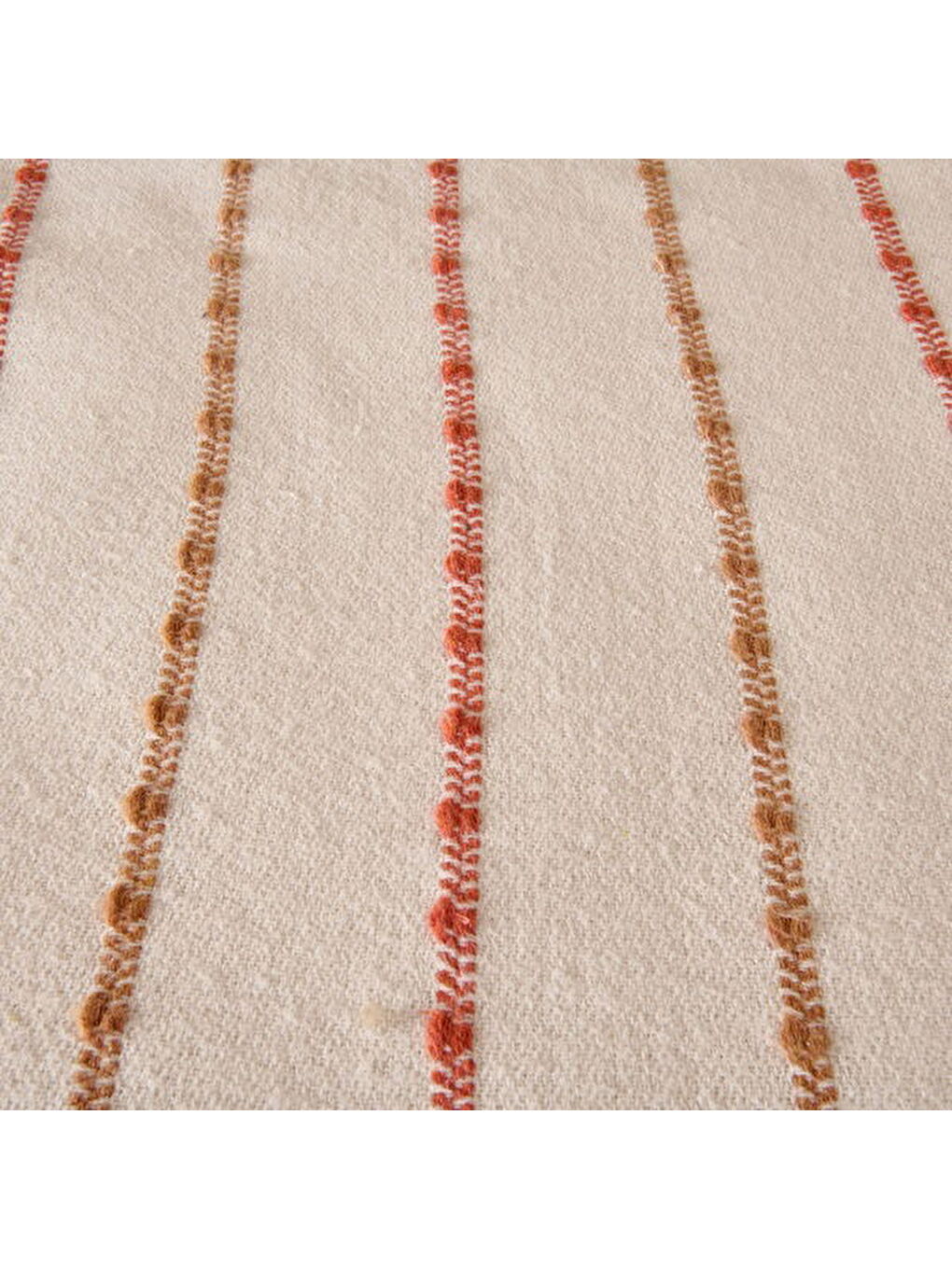 Ekru Soft Elvia Pamuklu Çift Kişilik Battaniye - Krem - 200x220 cm-1