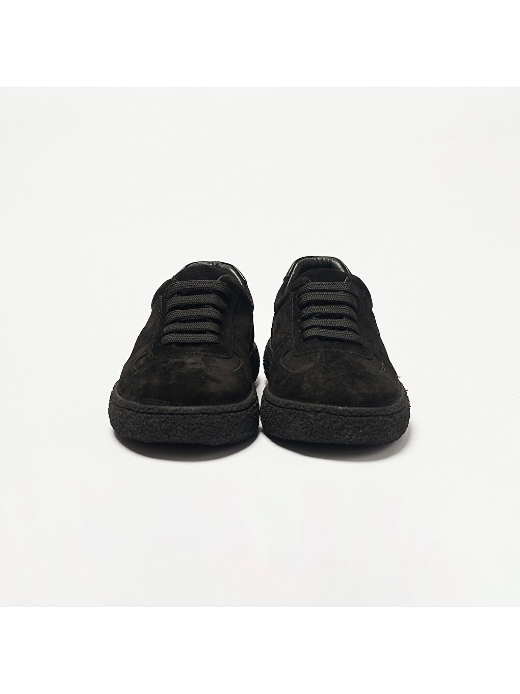 Erkek Siyah Spor Ayakkabı OG-2180 2161-101 Siyah Süet-Siyah Dolaplı-5