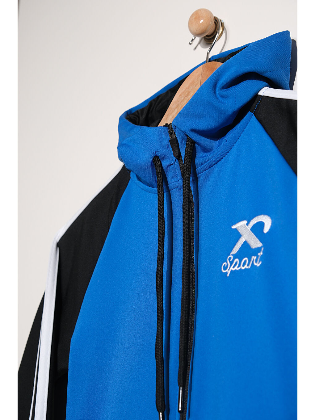 Mavi Unisex Dalgıç Kumaş Spor  Çocuk Eşofman Takımı ESF.2525-3