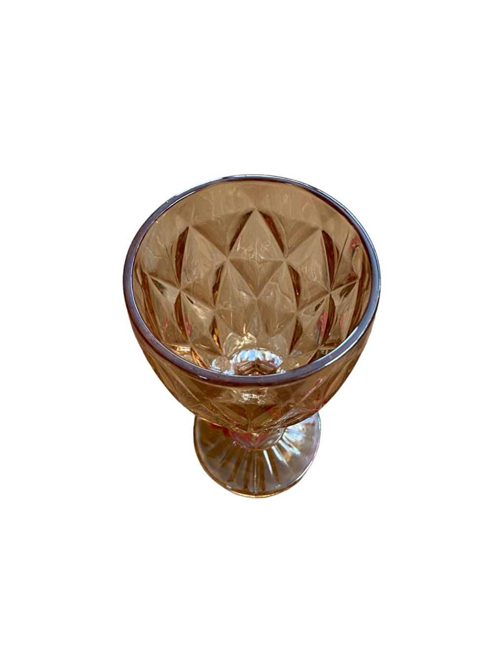 Ekru Rose Gold Cam Bardak Seti 6 Adet-2