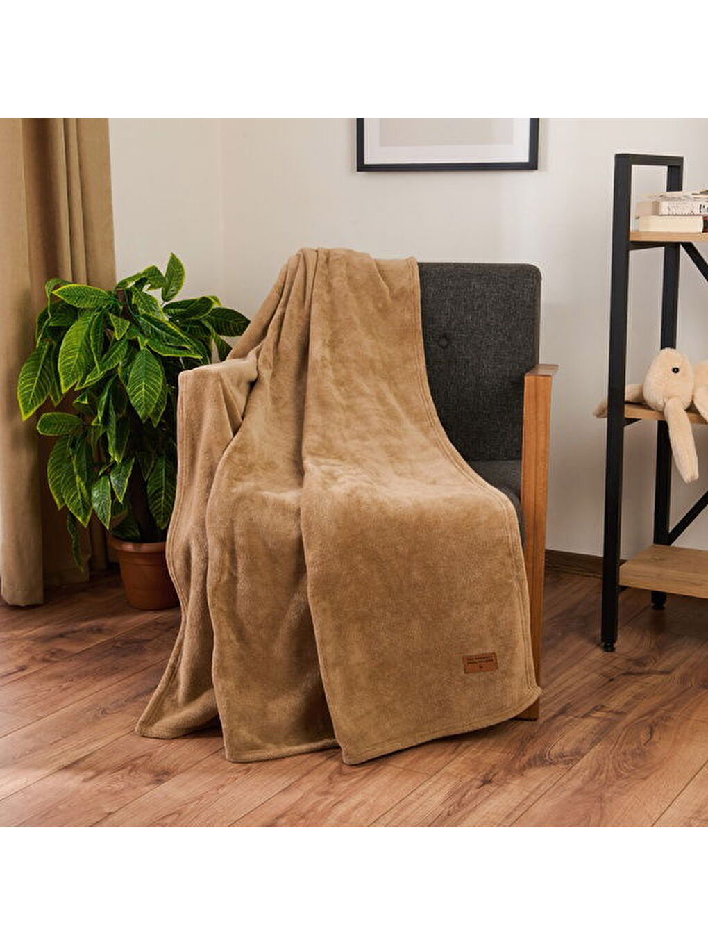 Soft Cozy Wellsoft TV Battaniyesi - Kahverengi - 120x160 cm