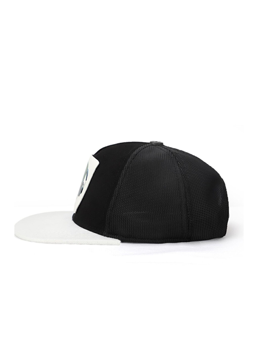 Hip Hop Kids Samuray Logolu Beyaz-Siyah Çocuk Trucker Şapka-3