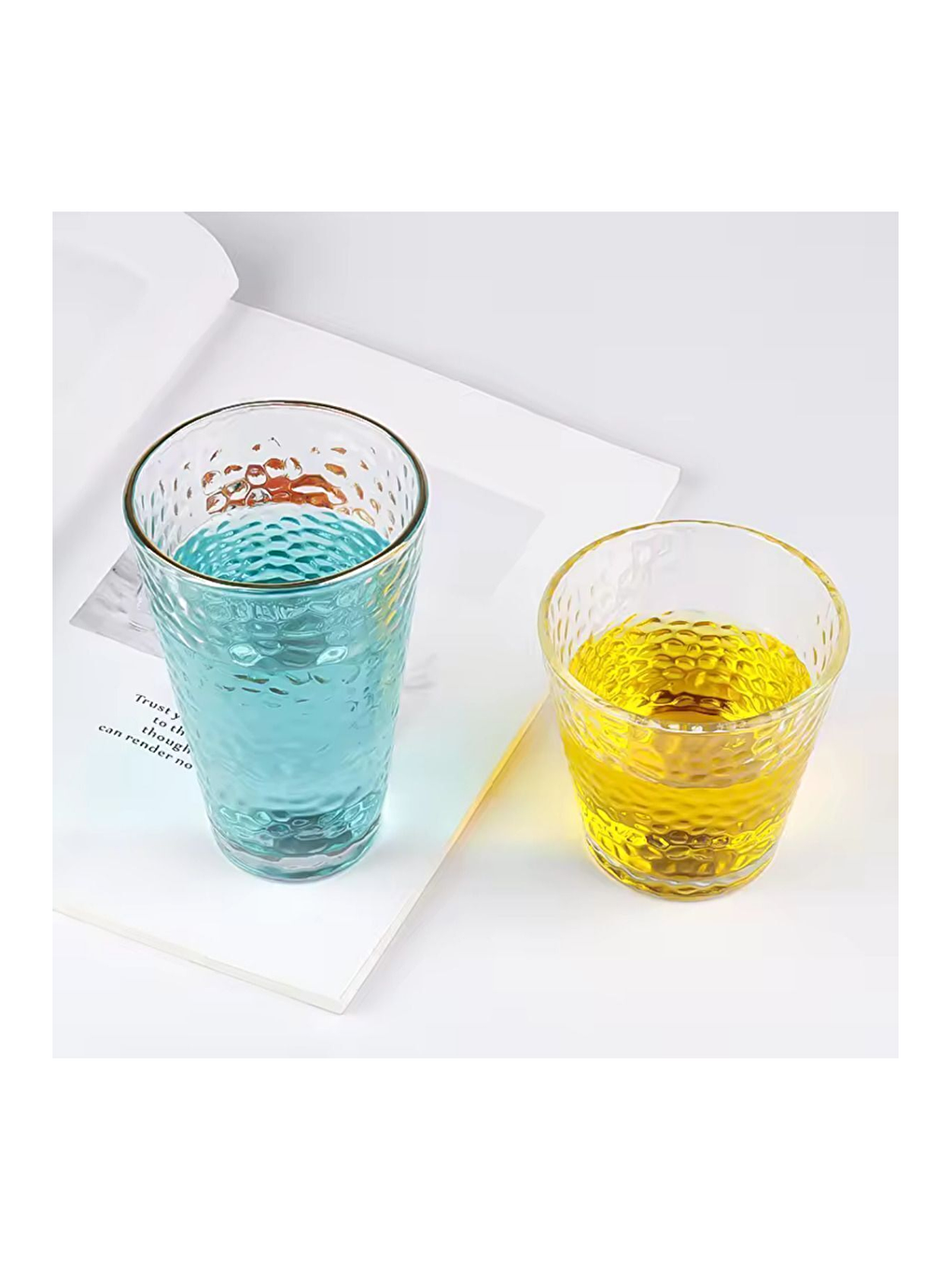 Renksiz Cam Su Bardağı  350 ml 6 Adet - 4361-1