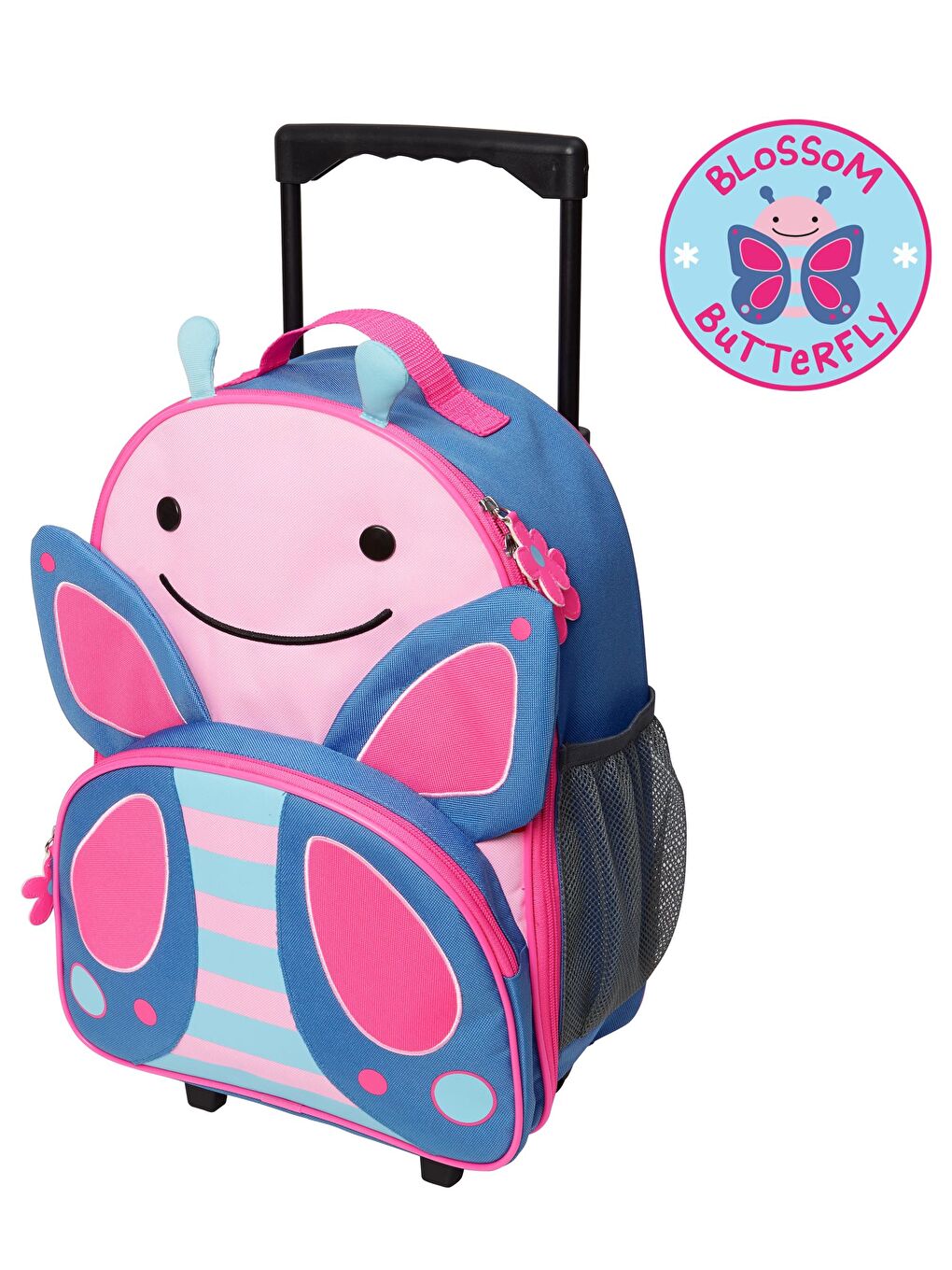 Çocuk Tekerlekli Çanta Kelebek Pembe