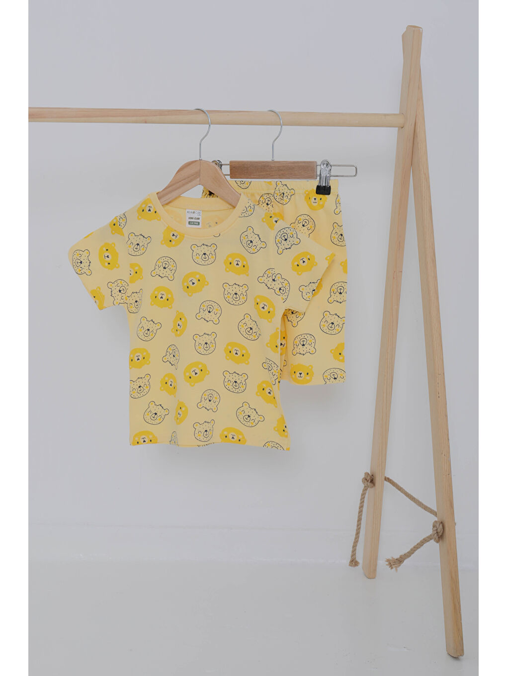 Sarı Erkek Çocuk Sari Desenli İkili Takım - 27060