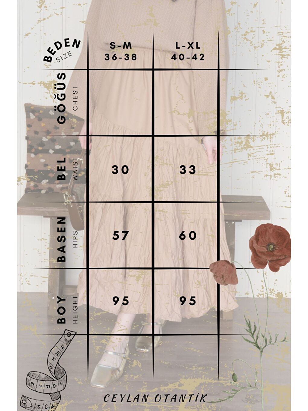 Antrasit Kat Kat Kraşlı Etek-6