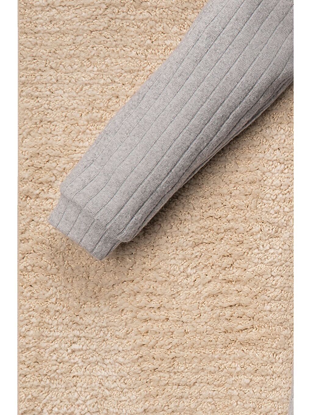 Gri Bereli Güneş Armalı Düz Renk Tulum Bebek Takımı-4