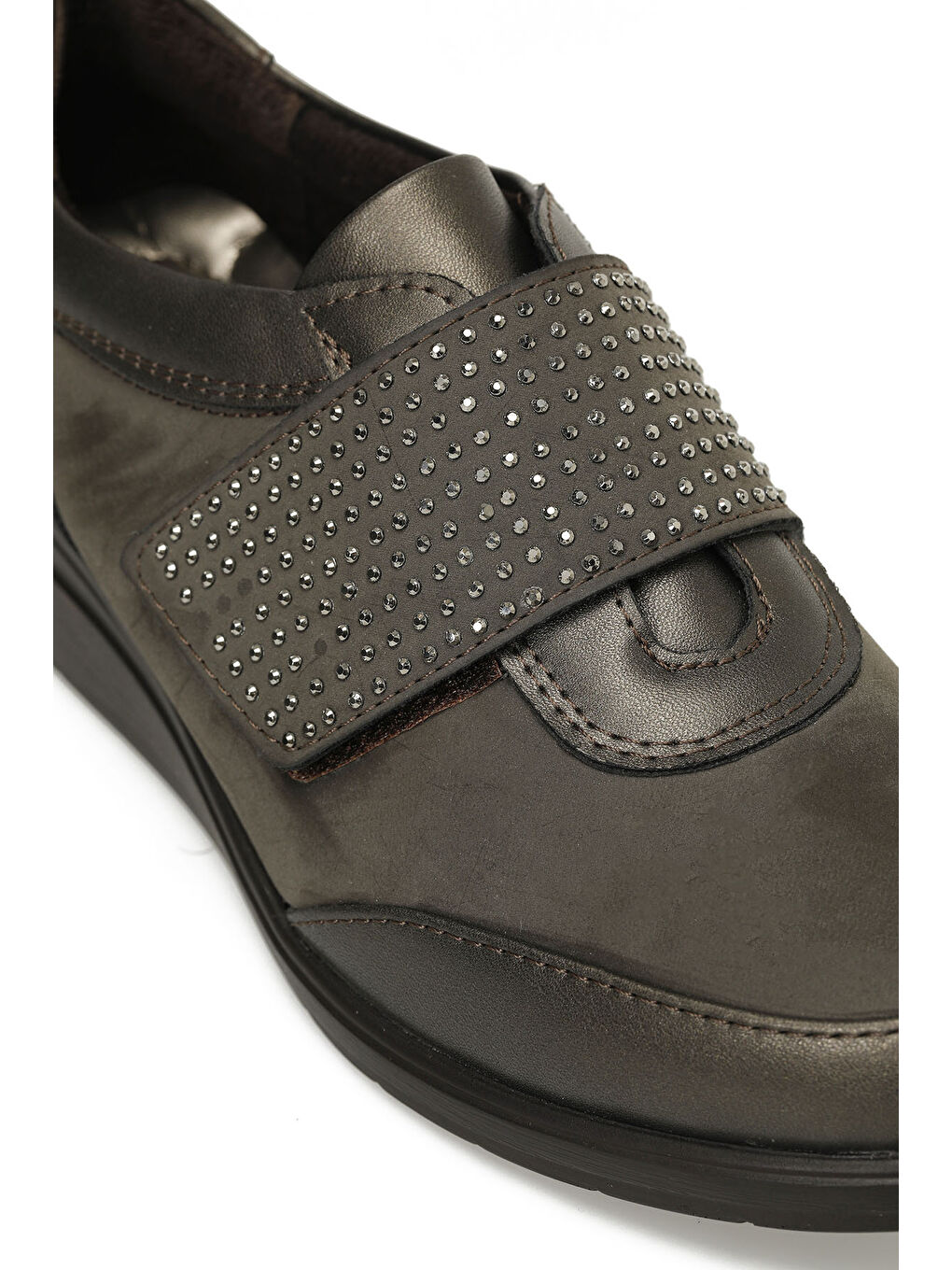 166506.NZ4PR Haki Kadın Bootie-6