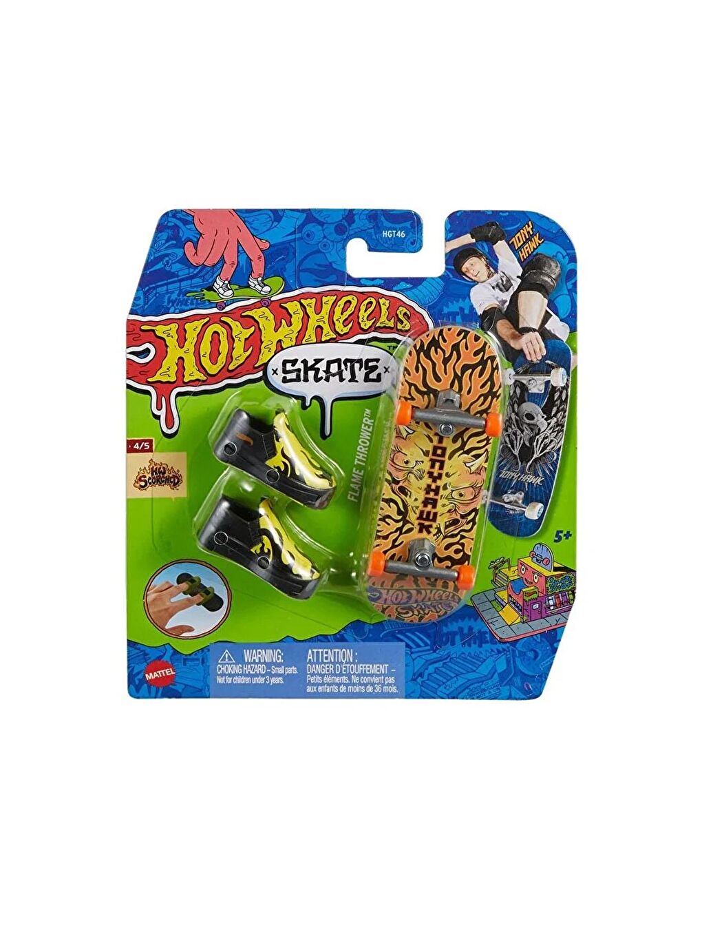 Hot Wheels Karışık Skate Parmak Kaykay ve Ayakkabı Paketleri HVJ84