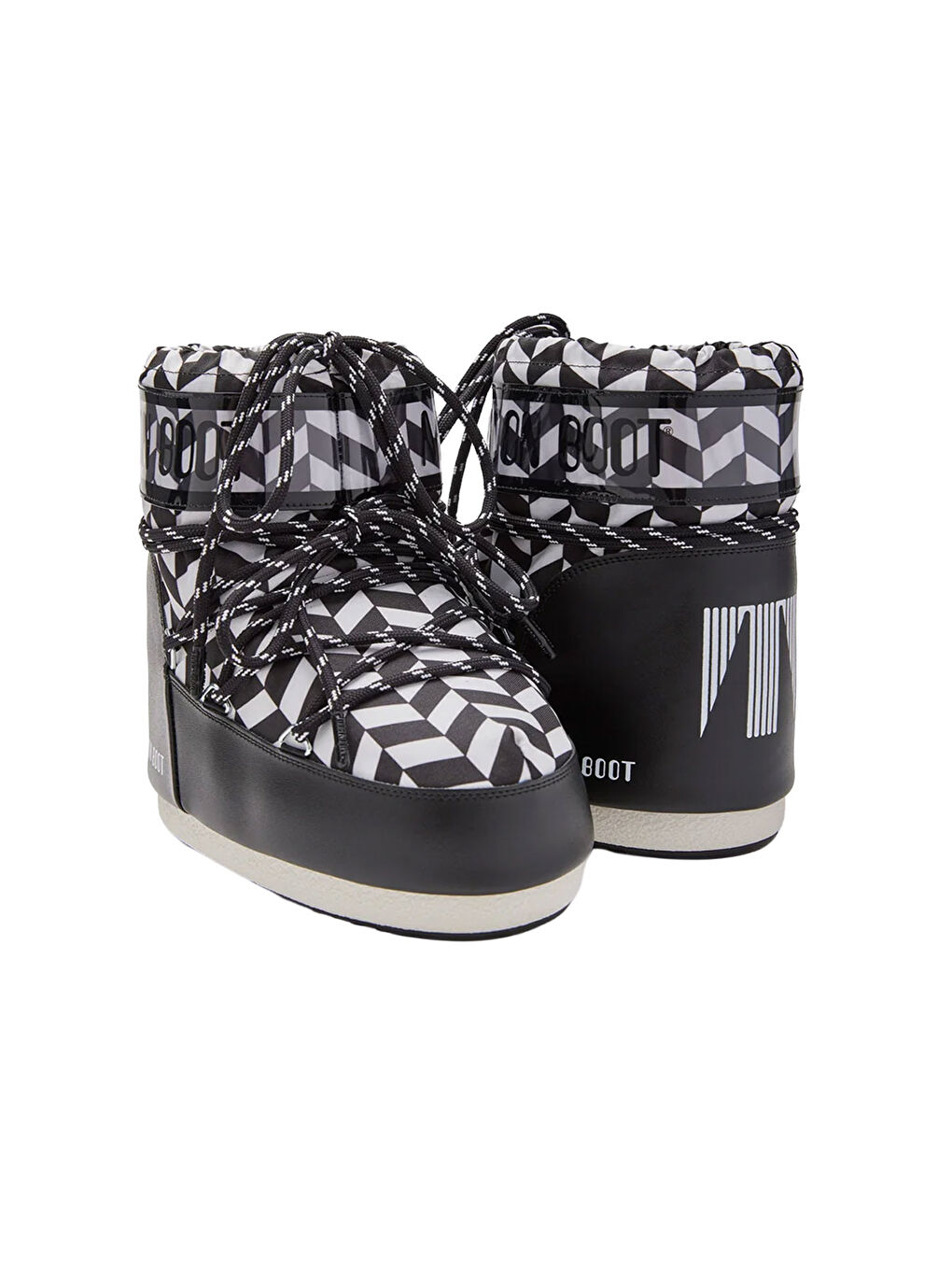 Siyah Kadın Bot (Kar) 80D1409550-NA02 Icon Low Optical Black/White-2