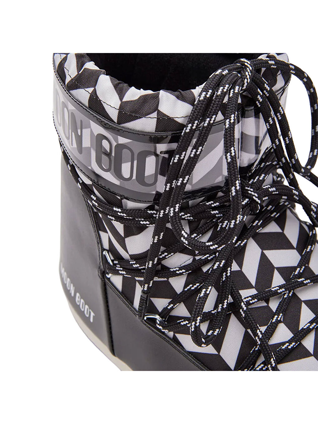 Siyah Kadın Bot (Kar) 80D1409550-NA02 Icon Low Optical Black/White-3