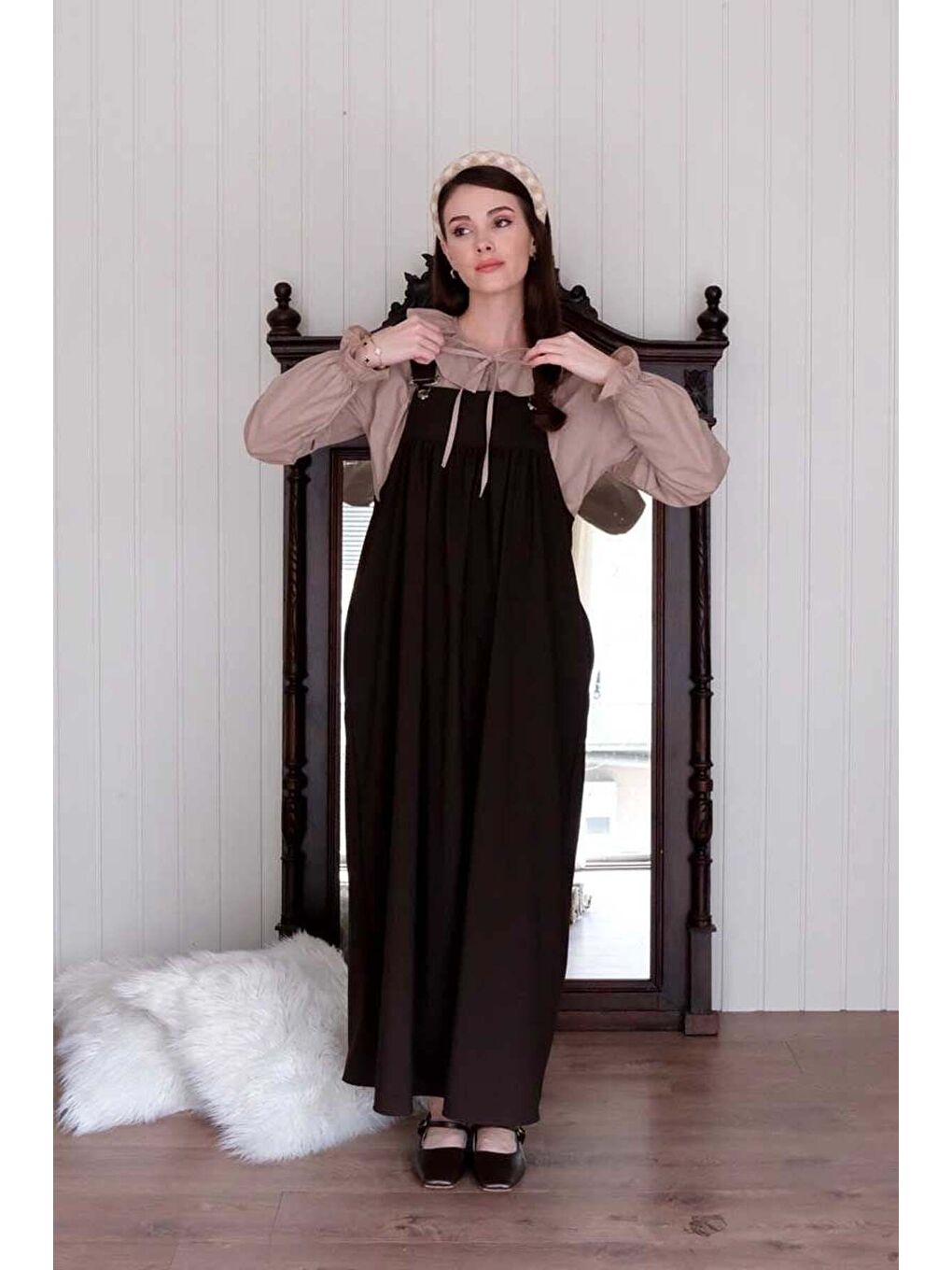 Kahverengi Acı Kahve Poliviskon Askılı Jile-4