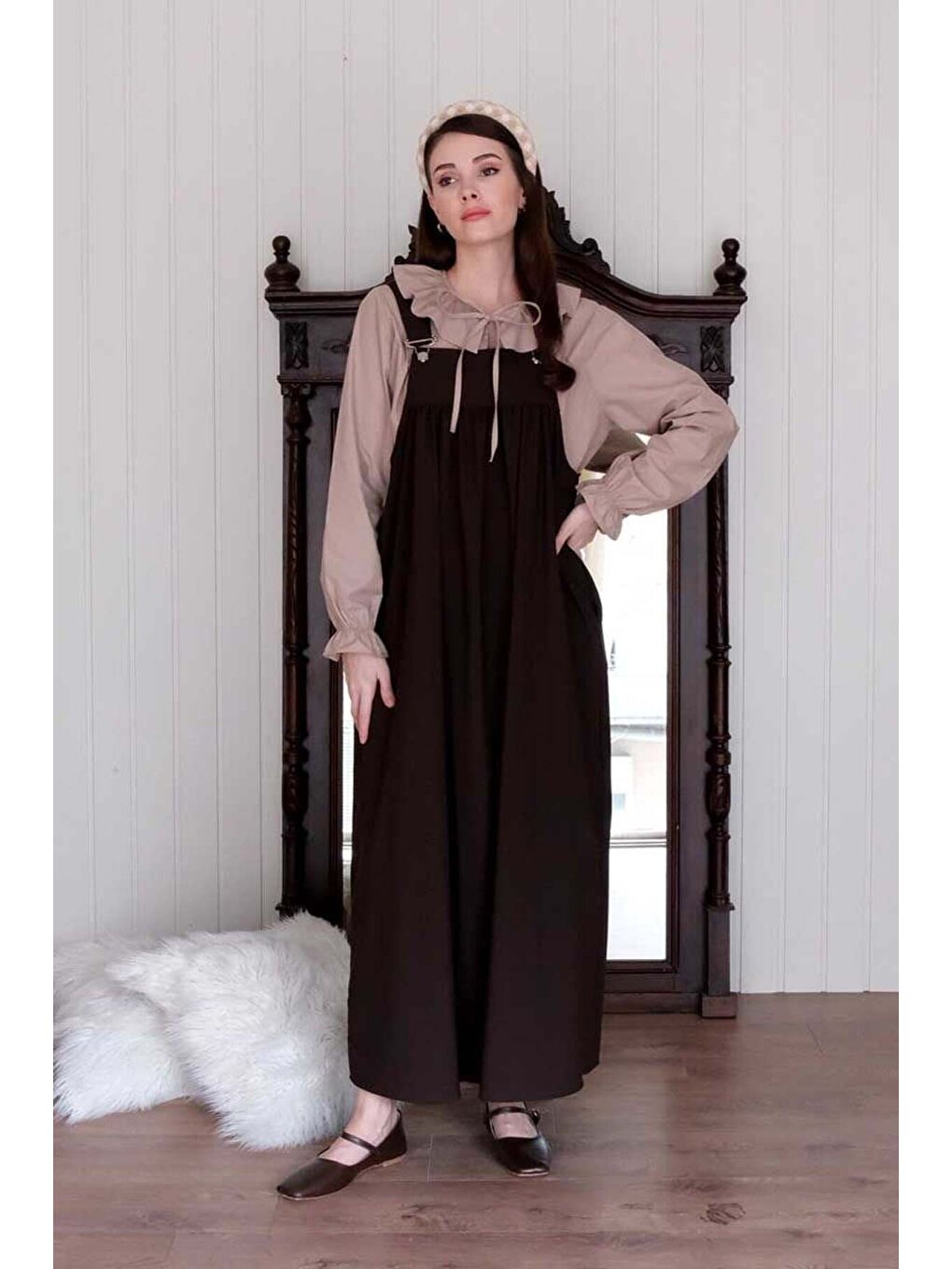 Kahverengi Acı Kahve Poliviskon Askılı Jile-5