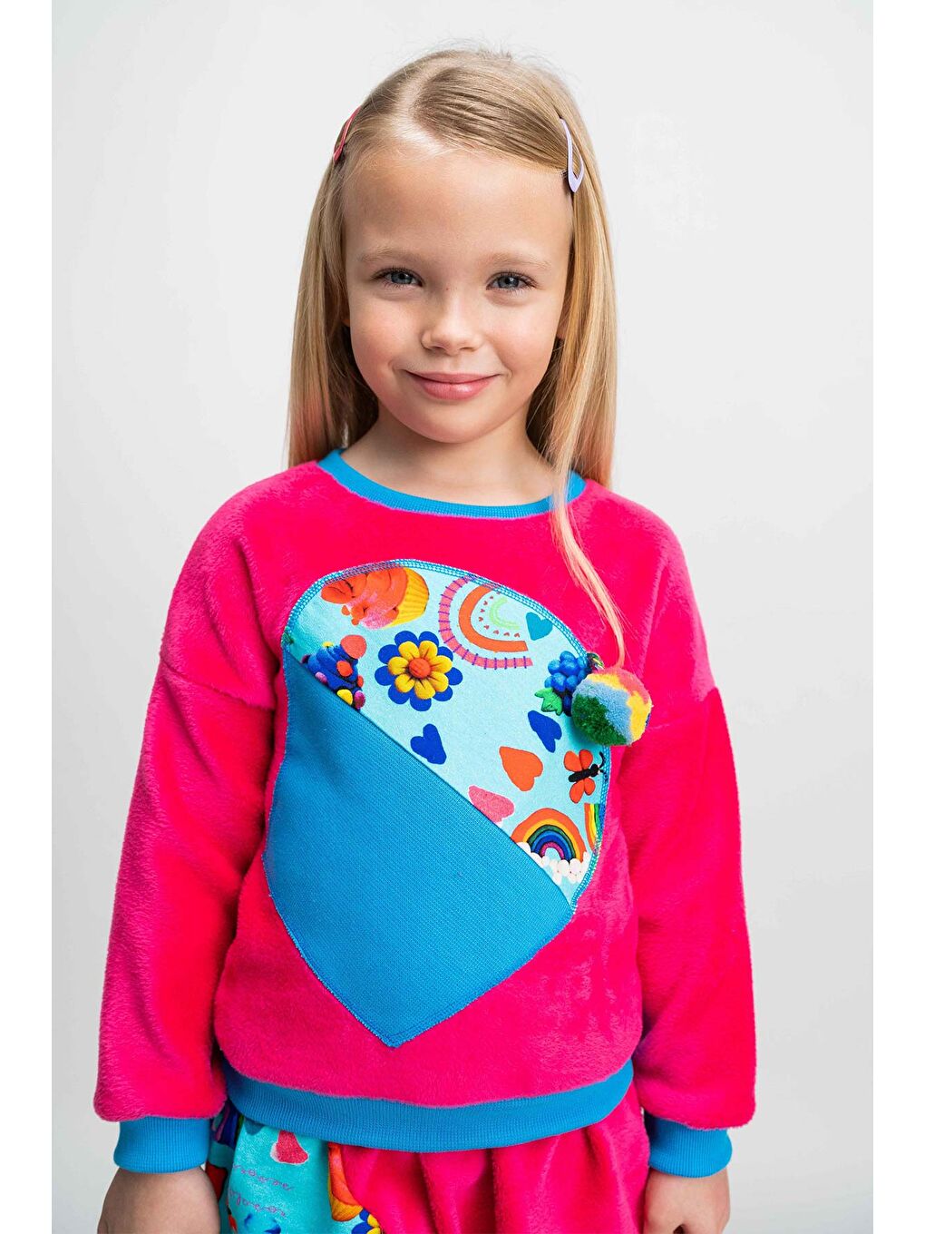 Karışık Kız Çocuk Sweatshirt