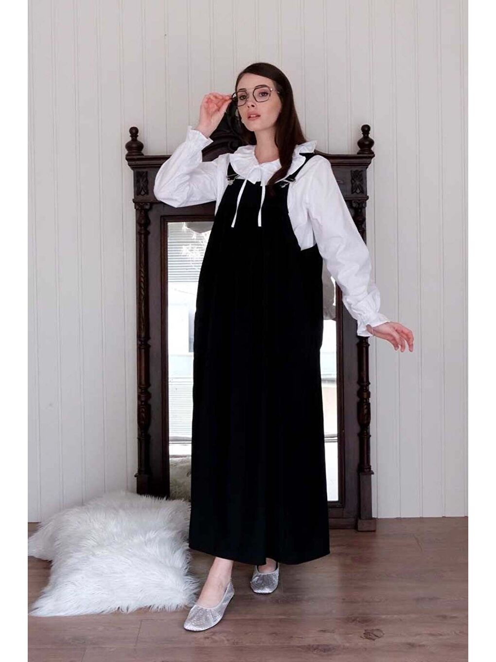 Siyah Poliviskon Askılı Jile-4