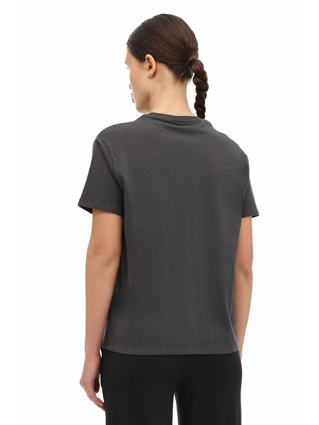 WL 11STORY 6FX Gri Kadın Kısa Kol T-Shirt-1