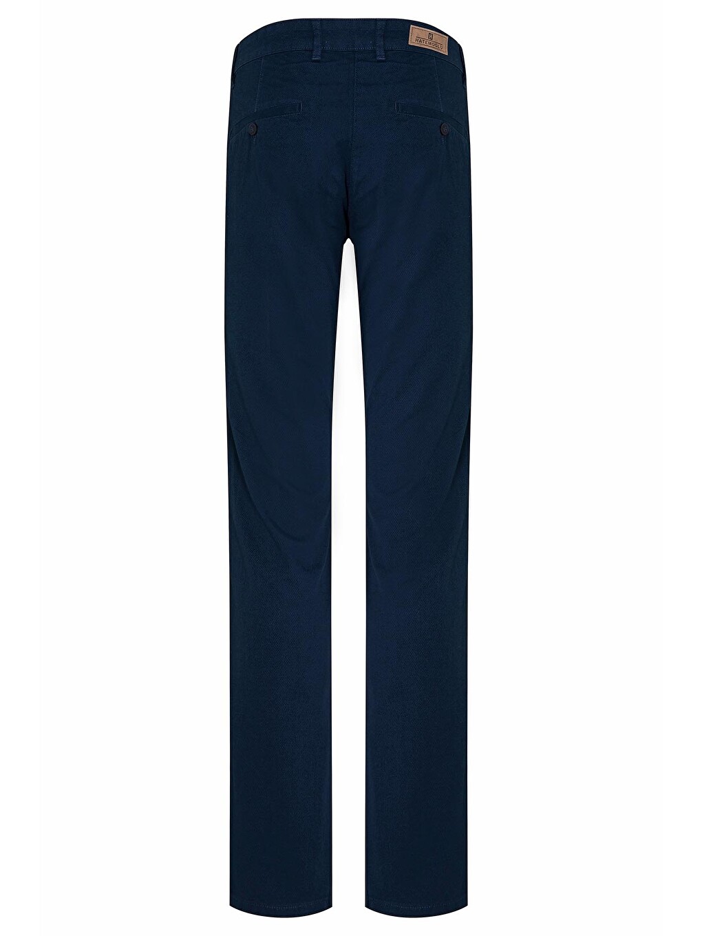 Lacivert Regular Fit Desenli Pamuklu Yandan Cep Kanvas Pantolon-1