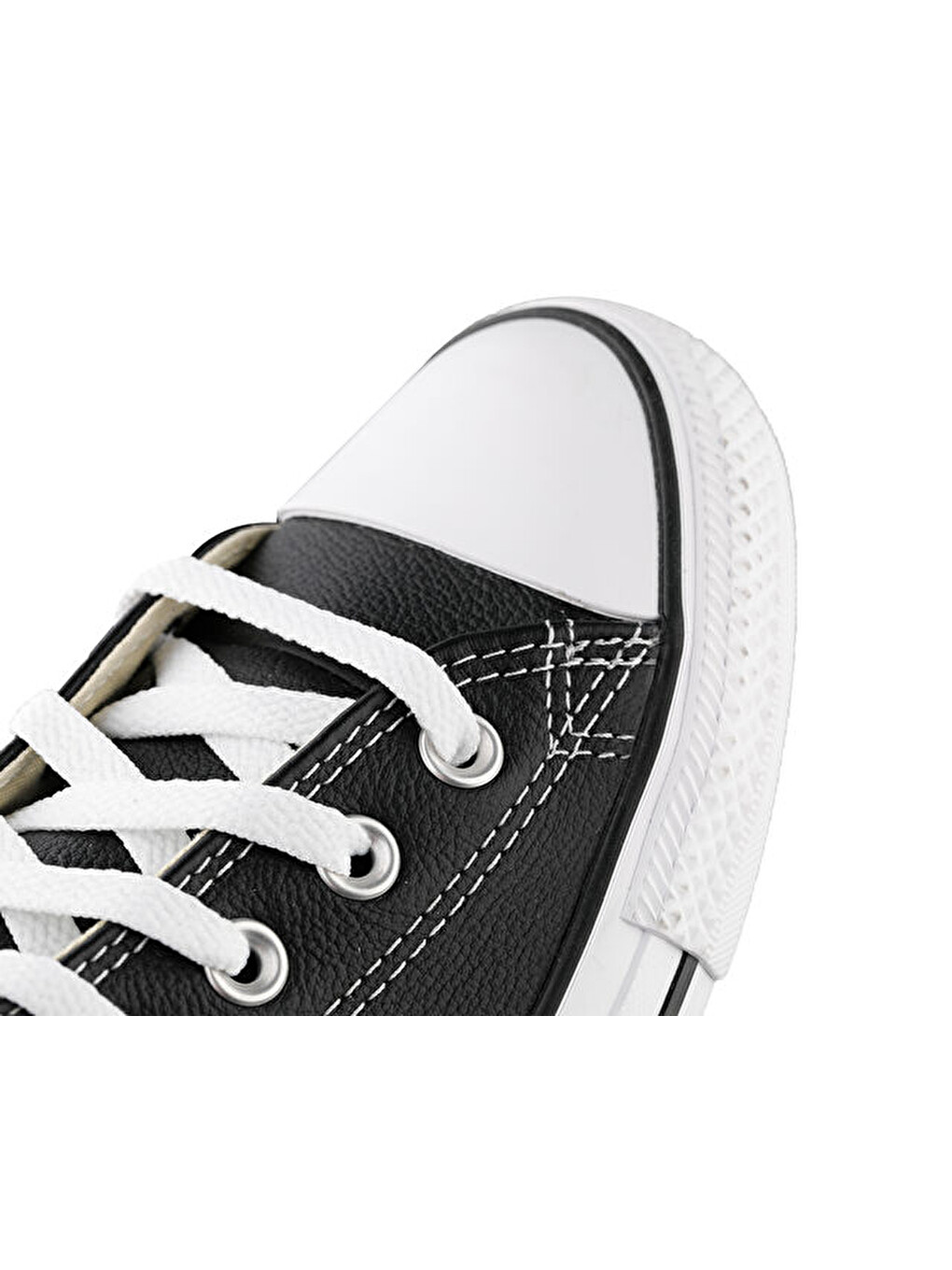 Chuck Taylor All Star Leather Kadın Günlük Ayakkabı 132170c Siyah-5